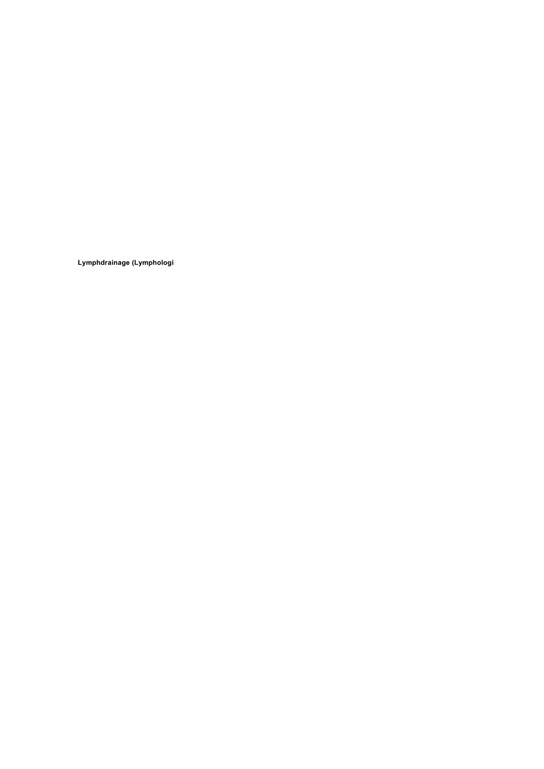 Lymphdrainage (Lymphologi