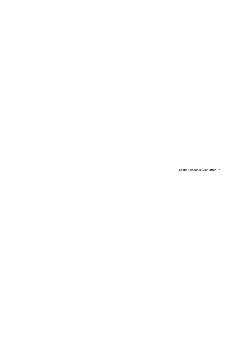 ebsite (einschlielich Ihrer IP